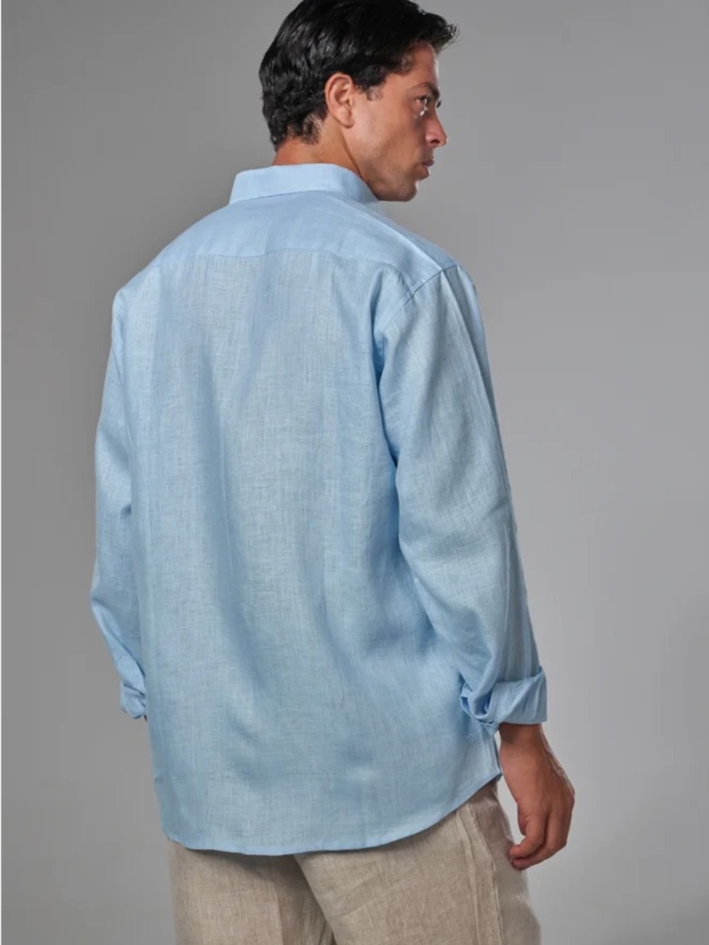 Merona Light Blue Casual Button-Down Shirt EUC
